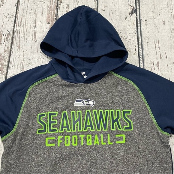 Seattle Seahawks NFL Football Hoodie Pullover Jumper Sweatshirt - Picture 3 of 5